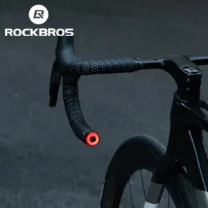 ROCKBROS Bicycle Handlebar End Lights IPX6 Bike Rear Light 5 modes Bike Lamp Intelligent Brake Sensor Safety Night Riding