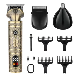 HIENA Beard Trimmer for Men Electric Razor Shaver Cordless Hair Clipper Shaving Kit for Mustache Body Nose Ear Hair Cordless