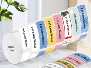 P15 Label Maker Tape Portable Self-adhesive 12*40mm Label Sticker Paper Suit for D30 Marklife P15 P12 P11 DELI Q2 Label Printer