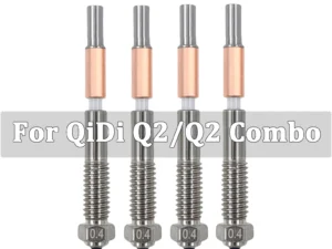 For QiDi Q2/Q2C Bimetallic Nozzle With Ceramic Insulation Integrated Design Quick Removal Integration Nozzles For QIDI Q2 Combo
