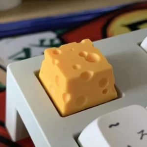 Chesse Cake Keycap For ESC Mechanical Keyboard Keycaps Cartoon Cute Personality For KEY CAP