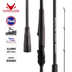 PURELURE NEW NDVIA MAX Ajing And Eging Tubular Tip 8FT 8.3FT 8.6FT 1.2-10G Soft Lure And EGI F/MF Action Perch Pike Zander Squid