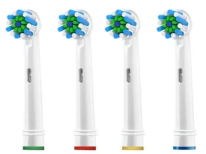 4pcs EB50 Cross Action Replacement Brush Heads For Oral B D12 D16 D100 3757 3709 pro3 pro1max electric toothbrush