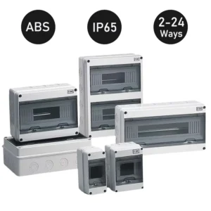 HT IP65 2/3/5/8/12/15/18/24 way Distribution Box Waterproof MCB Box Panel Installation Distribution Box Waterproof Junction Box