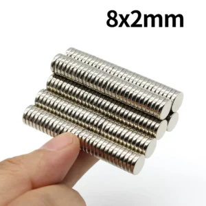 8x2mm Super Strong Neodymium Magnet N35 NdfeB Permanent Magnetic imanes Round Powerful Magnets Refrigerator Magnet
