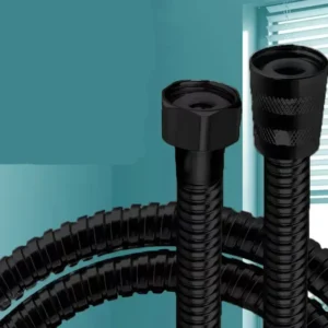 Pipe New Hose Watering Garden Water Hose Flexible SUS304 Shower Pipes Black Accessories Bathroom 1.5/2M Extension Extendable