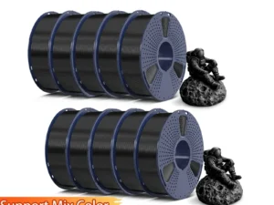 SUNLU 10KG PETG/PETG Clear Filament 1.75 ±0.02mm 1kg Spool (2.2lbs) High Toughness Neatly Wound Filament Fit Most FDM Printer