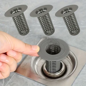 4PCS Anti clogging Hair Catcher Shower and Bathroom Sink Filter - Durable Plastic, Essential Pipes and Drainage Accessories