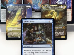 IKO CMR HOLO13-Ⅰ02 Tcg proxy magic cards lluna, Apex of Wishes The Ozolith Luminous Broodmoth Rhystic Study gather