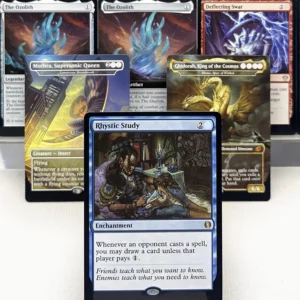 IKO CMR HOLO13-Ⅰ02 Tcg proxy magic cards lluna, Apex of Wishes The Ozolith Luminous Broodmoth Rhystic Study gather
