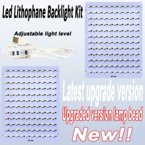 For Bambu Lab Lithophane Led Panel CMYK LED Backlight Board PLA Basic CMYK Lithophane Bundle 3D Print Lithophane Photo DIY