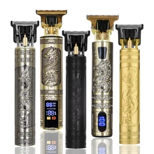 Hot Sale Vintage T9 Electric Cordless Hair Cutting Machine Professional Hair Barber Trimmer For Men Clipper Shaver Beard Lighter