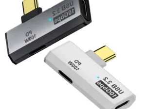 New arrive 2 in 1 Type C OTG Adapter USB C Male to USB-C Female USB 3.2 Splitter 100W PD Fast Charging for Laptop Tablet