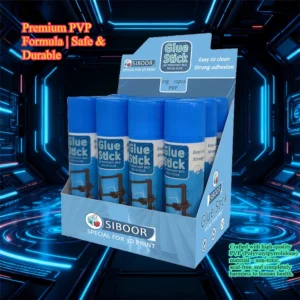 Water-Soluble PVP Glue Stick for 3D Printer-Anti-Warping Adhesive for Heated Glass/PEI Beds Universal FDM Platform Compatibility