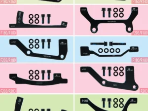 Disc Brake Base Pads Set Electric Mountain Bike PM/IS 160 180 203 Mm Aluminum Alloy Caliper Adapter Bicycle Accessory Hydraulic