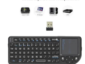 Rii X1 2.4GHz Mini Wireless Keyboard English/ES/FR Keyboards with TouchPad for Android TV Box/PC/Laptop