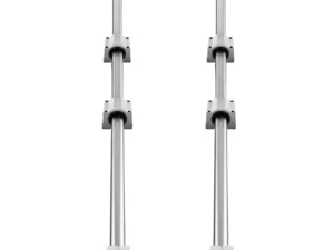 SucceBuy SFC 2PCS Linear Guide Rails SFC16 SFC20 1000/2000mm & 4 Slide Blocks High Load-Bearing for DIY CNC Routers Lathes Mills