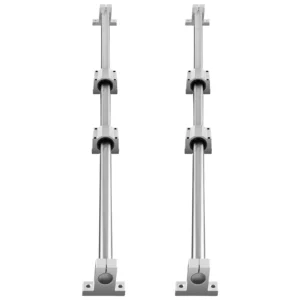SucceBuy SFC 2PCS Linear Guide Rails SFC16 SFC20 1000/2000mm & 4 Slide Blocks High Load-Bearing for DIY CNC Routers Lathes Mills