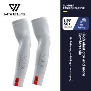 1Pair Summer Arm Sleeves for Running Outdoor Cycling Driving Breathable Ice Silk Elastic Sun Protection Men Women Arm Cover