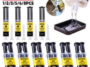 4/25ml Epoxy Resin AB Glue Waterproof Instant Fast Adhesive Repair Strong Super Liquid Glue For Wood Plastic Metal Glue Welding