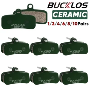 BUCKLOS Ceramic Hydarulic Disc Brake Pads For SHIMANO D02S N03A 1/2/4/6/8/10Pair MTB Brake Pad Wear-resistant Disc Brake Pads