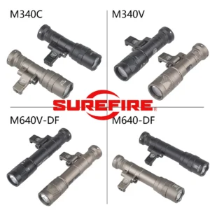 Tactical Surefire M600 M340 DF M640 SF Flashlight M340V Scout Light 20mm Picatinny Rail M LOK Mount Airsoft Hunting Light Lamp