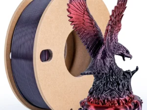 250g Silk Rainbow PLA Filament 1.75mm Shiny PLA Gradient Filament 3D Printer Filament Fit Most Printers Black Red Purple Change