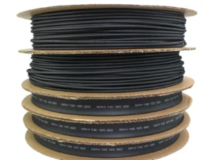 Black Heat Shrink Tubing 1-14mm Diameter Heatshrink Sleeving Wrap for DIY Wire Connector Repair - Assorted Sizes