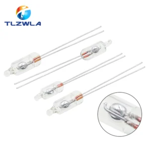 10PCS 3MM 5MM Tilt Switch Glass Unidirectional Tilt Switch Electric Induction Switch for Vibration Sensitive Element