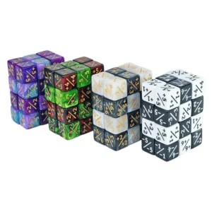 New 10pcs Six Sided Dice Set D6 Counters +1/+1 and -1/-1 Set ,Entertainment games