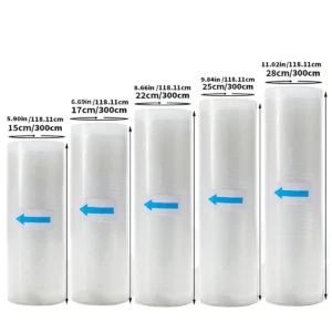 Vacuum Sealer Bags Rolls for Food Commercial Grade BPA Free Puncture Prevention Great for Sous Vide Cooking