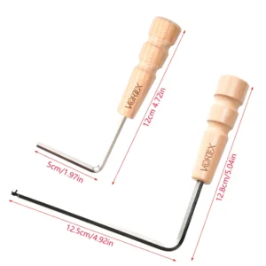 Guitar Tool 4mm 5mm Wooden Handle For Guitar Special Wrench Extended Version Neck Adjustment Rod Hexagonal Wrench