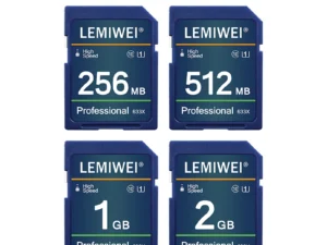 Camera SD Card 256MB 512MB 1GB 2GB High Speed Class 10 U1 Professional 633X SD Card UHS-I LEMIWEI Memory Card For Camera