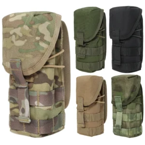 Tactical 556/7.62 Double Mag Pouch MOLLE System Adjustable Elastic Drainage Hole Lightweight