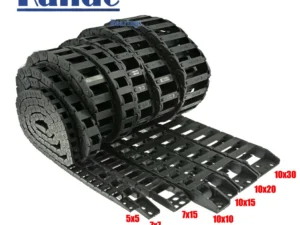 Cable Drag 5x5 7x7 10x10 10x15 10x20 10x30 L1000mm Chain Wire Carrier with End Connectors for CNC 3D Printer Engraving Voron