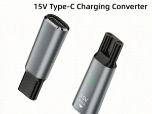 15V Type-C Shaver Adapter, Charging Converter for Philips Norelco One Blade Pro, QP6510, QP6520, QP6530 Beard Trimmer,