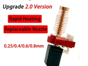 For Flashforge Adventurer 5M/5M pro Nozzle Kit Upgrade Hotend Pinting Head Quick-Detachable Nozzle Hard Steel Nozzle Kit