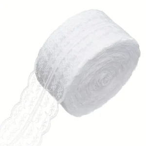 10.9Yards White Lace Ribbon, Gift Wrapping, Dress Decoration, Wedding Decoration, Sewing Crafts