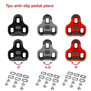 For KEO Bike CC for LOOK KEO Road Bicycle Pedals Cleat Self-locking 0/4.5/9 Degree Cycling Shoes Cleats Pedal Clip