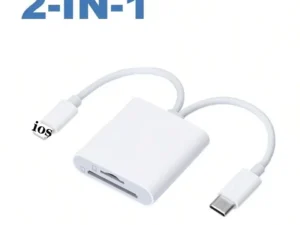 Lightning Type 2 In 1 OTG Card Reader to SD TF Memory Card Adapter For PC Laptop iPhone Multi Smart Cardreader No APP Requires