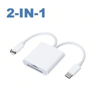 Lightning Type 2 In 1 OTG Card Reader to SD TF Memory Card Adapter For PC Laptop iPhone Multi Smart Cardreader No APP Requires
