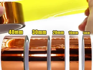 5-40mm Kapton Tape Polyimide Adhesive Insulating Adhesive Tape Каптоновый Скотч Heat Tape for Board Protection