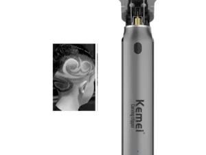 Kemei Hair Liners Clippers Men Beard Trimmer Zero Gapped T-Blade Hair Cutting Machine Cordless Professional Barber Edgers Cutter