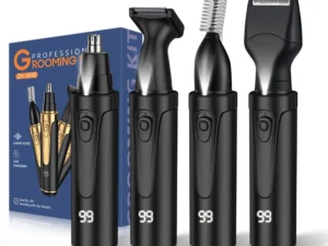 USB charging four in one men's multifunctional electric nose hair trimmer, beard trimmer, sideburns trimmer, electric shaver