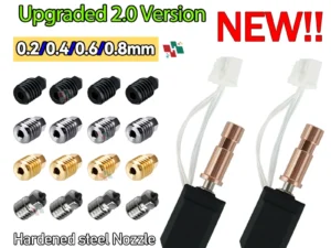 For Anycubic Kobra S1 Hotend ceramic New Upgrade Hotend For Kobra S1 Combo Head S1C 3d Printer 24V 48W 200K Rapid heating 300℃