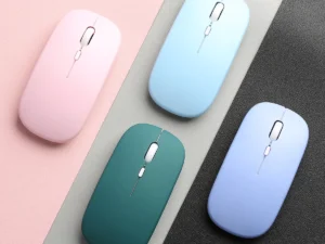 Bluetooth-compatible Mouse Wireless Mouse Silent Computer Mice Portable Working Gaming Mouse for Laptop iPad Air Pro Tablet PC