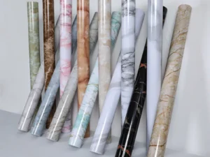 Width Marble Wallpaper Contact Paper Waterproof Oil-proof Wall Stickers PVC Self Adhesive Kitchen Ambry Countertop Home Decor