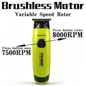 BRDCLIP PRO Brushless Motor 8000RPM Professional Mini Hair Trimmer Barber Clipper DLC Blade Base charger for Man