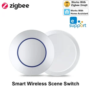 Ewelink Zigbee Switch Push Scene Button Switch Wireless Remote On Off Key Controller Scenario Switch Support Home Assistant