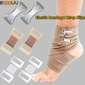 Elastic Bandage Wrap Clips, Stretch Metal Clips, Replaceable Wrap Fastener for Various Types Bandages, 10Pcs/Set